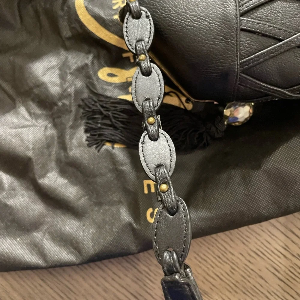 Mary Frances Leather and Beaded Bag - Picture 7 of 10